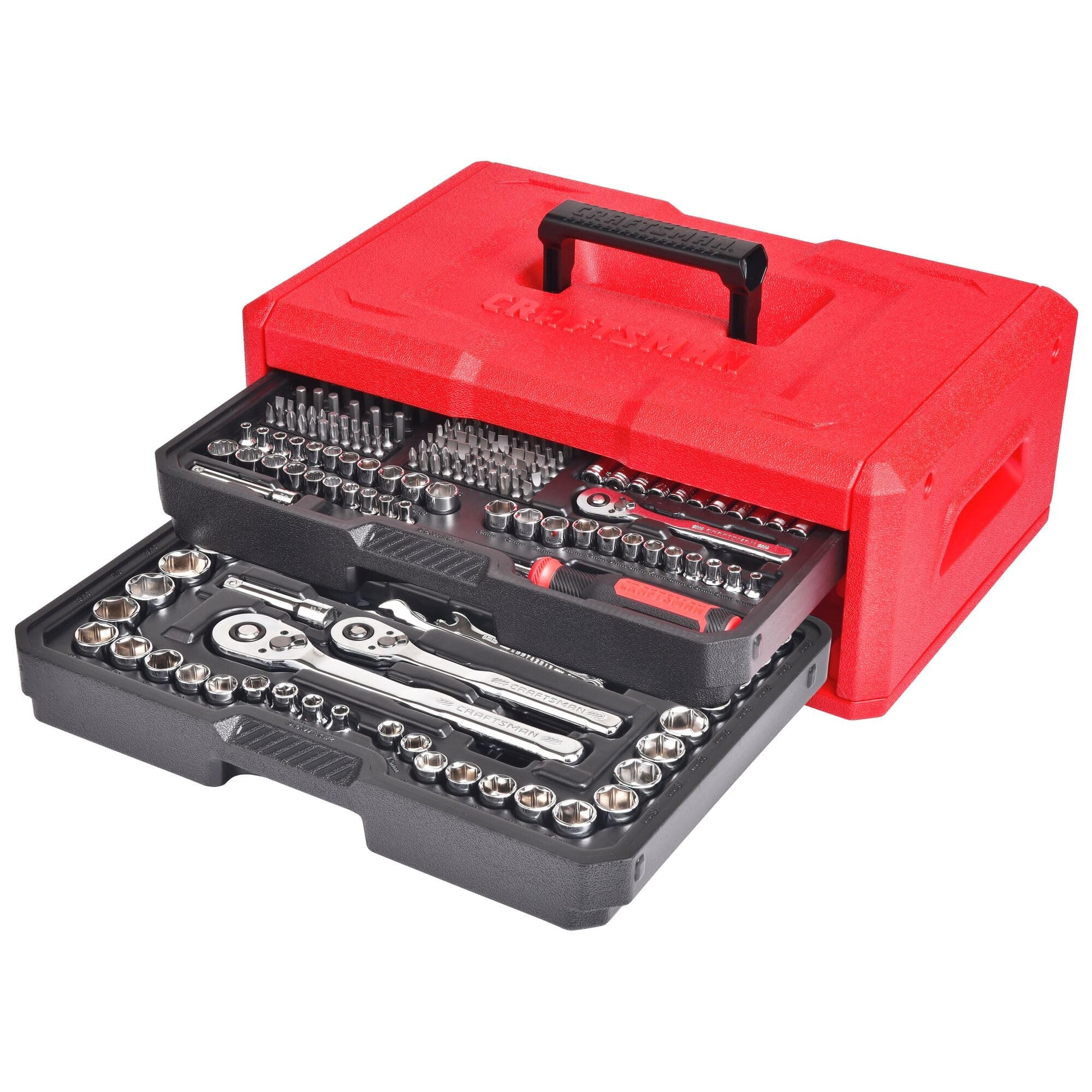 256-Pc CRAFTSMAN SAE & Metric Mechanics Tool Set + 10% Back w/ Prime Card