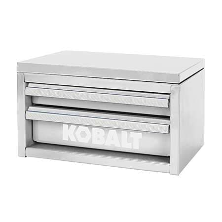 Kobalt Portable Toolbox (Various Colors): 3-Drawer $27, 2-Drawer