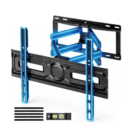 MountFTV Full Motion Swivel TV Wall Mount Bracket for 26-70" TVs