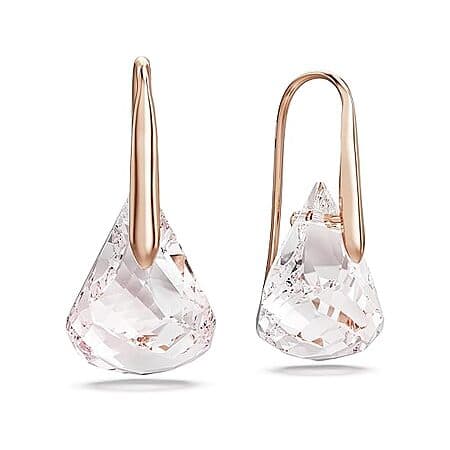 Swarovski Lunar Drop Earrings (Rose Gold Tone)