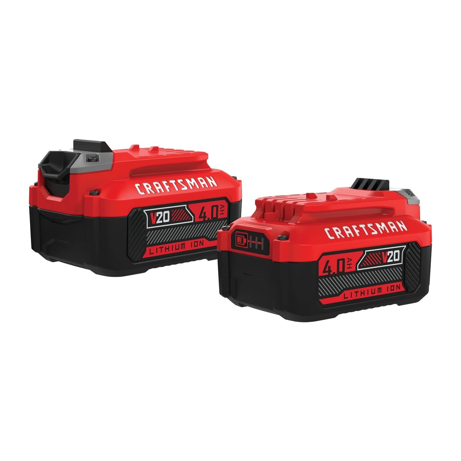2-Pk CRAFTSMAN V20 4Ah Lithium Ion Power Tool Battery